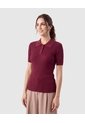 Polo Acanalada Para Mujer  Vino Patprimo de Patprimo