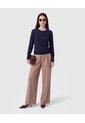 Saco Tejido Puños Con Botones Para Mujer  Azul Patprimo de Patprimo