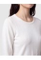Saco Tejido Puños Con Botones Para Mujer  Blanco Patprimo de Patprimo