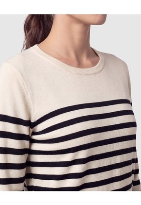 Saco Tejido Botones Puño Para Mujer Crema Patprimo