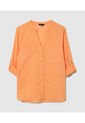 Blusa Para Mujer Manga Larga Color Naranja Marca Patprimo #30123160 de Patprimo