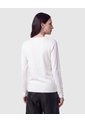 Saco Tejido Puños Con Botones Para Mujer  Blanco Patprimo de Patprimo