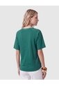 Camiseta Manga Ranglán Con Estampado Para Mujer  Verde Patprimo de Patprimo