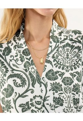 Camiseta Para Mujer Manga Corta Cuello V Color Blanco Marca Patprimo #30093596