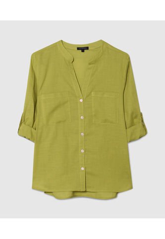 Blusa Para Mujer Manga Larga Color Verde  Marca Patprimo #30123160 Patprimo