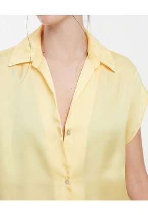 Blusa Para Mujer Manga Sisa Color Amarillo  Marca Patprimo #30123207