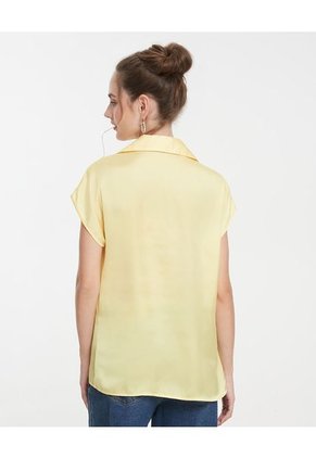 Blusa Para Mujer Manga Sisa Color Amarillo  Marca Patprimo #30123207