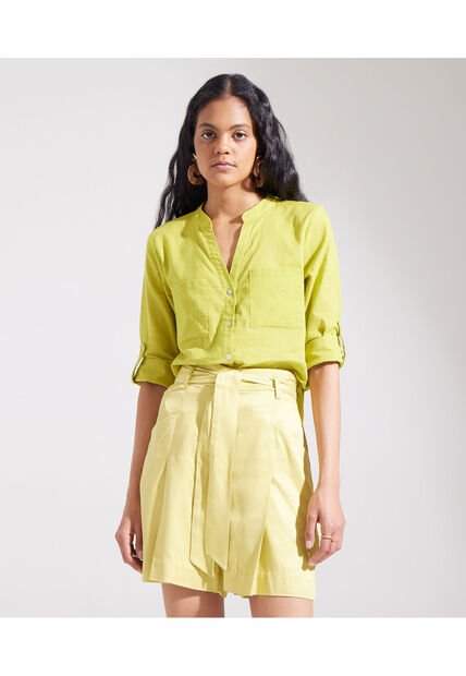 Blusa Para Mujer Manga Larga Color Verde  Marca Patprimo #30123042