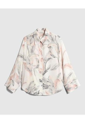 Camisa Para Mujer Manga Larga Color Crema Marca Patprimo #30010723