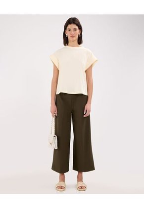 Camiseta Para Mujer Manga Sisa Color Amarillo  Marca Patprimo #30093606