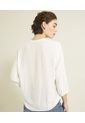 Blusa Para Mujer Manga 3/4 Color Blanco Marca Patprimo #30122625 de Patprimo