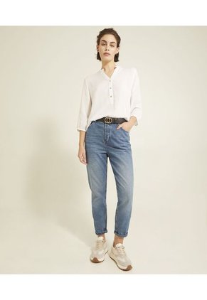 Blusa Para Mujer Manga 3/4 Color Blanco Marca Patprimo #30122625