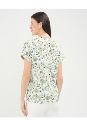 Blusa Para Mujer Manga Corta Color Verde  Marca Patprimo #30123455