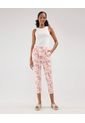Pantalon Para Mujer Patprimo Color Rosado Material 96% Algodón 4% Elastano de Patprimo