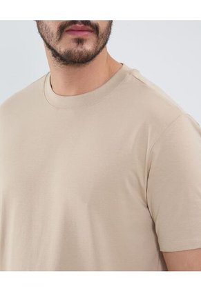 Camiseta Para Hombre Manga Corta Cuello Redondo Color Café Marca Patprimo #44090940