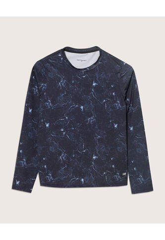 Camiseta Para Niño Manga Larga Color Azul  Marca Patprimo #66090299 Patprimo