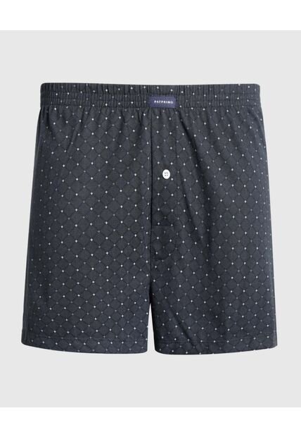 Bóxer Amplio Estampado X1 Para Hombre Negro Patprimo
