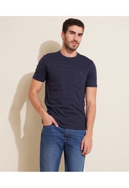 Camiseta Para Hombre Manga Corta Color Azul  Marca Patprimo #44090788