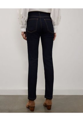 Jean Jean Femenino Straight Tono Raw  Para Mujer Azul Patprimo