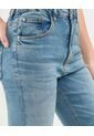 Jean Cropped Flare   Para Mujer Azul Patprimo de Patprimo