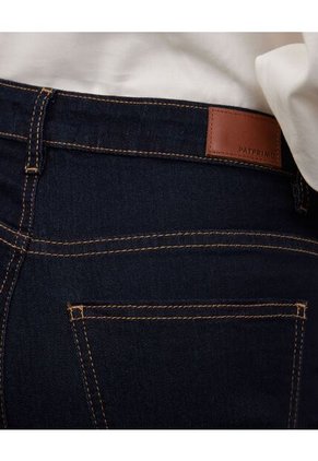 Jean Jean Femenino Straight Tono Raw  Para Mujer Azul Patprimo