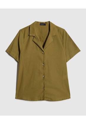 Camisa Para Mujer Manga Corta Color Verde Marca Patprimo #30010630