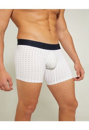 Boxer X2 Para Hombre Filete Medio Color Blanco Marca Patprimo #44000323