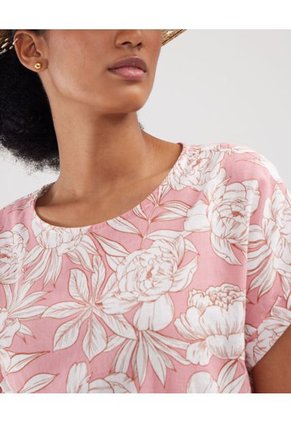 Blusa Para Mujer Manga Corta Color Rosado Marca Patprimo #30123348