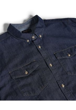 Camisa Para Hombre Manga Larga Con Bolsillo Color Azul  Marca Patprimo #44012762