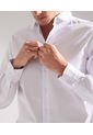 Camisa Para Hombre Manga Larga Sin Bolsillo Cuello Italiano Color Blanco Marca Patprimo #44012582 de Patprimo