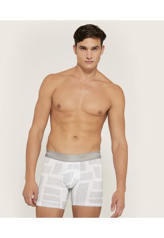Boxer X1 Para Hombre Fleat Seamer Medio Color Crudo Marca Patprimo #44000093 Patprimo