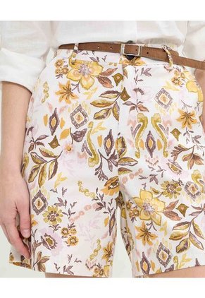 Bermuda Para Mujer Regular Corto Color Beige Marca Patprimo #30100378