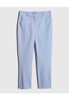 Pantalon Capri Unicolor Para Mujer Azul Patprimo