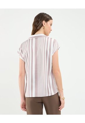 Blusa Para Mujer Manga Corta Color Blanco Marca Patprimo #30123492