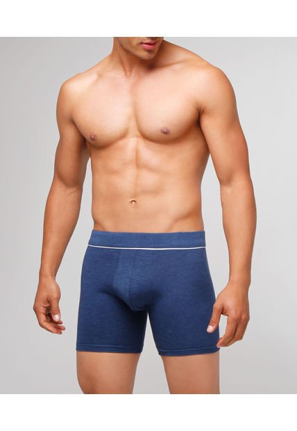 Boxer Para Hombre Filete Medio Color Azul  Marca Patprimo #44000192