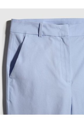 Pantalon Capri Unicolor Para Mujer Azul Patprimo