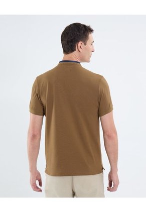 Polo Para Hombre Cuello Mao Sin Bolsillo Color Café Marca Patprimo #44112738