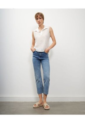 Polo Para Mujer Manga Sisa Color Blanco Marca Patprimo #30110438