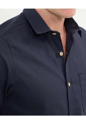 Camisa Para Hombre Manga Larga Con Bolsillo Cuello Casual C Color Azul Marca Patprimo #44013118