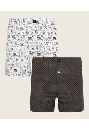 Boxer X2 Para Hombre Bragueta Amplio Color Gris Marca Patprimo #44000326