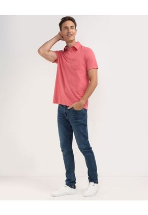 Polo Para Hombre Cuello Maquina Con Bolsillo Color Rosado Marca Patprimo #44111091