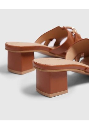 Sandalias Para Mujer Tacon Color Café Marca Patprimo #30690091