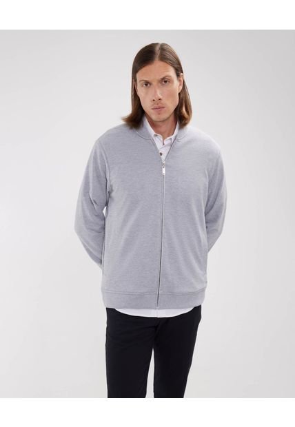 Buzo Para Hombre Zipper Color Gris  Marca Patprimo #44060292