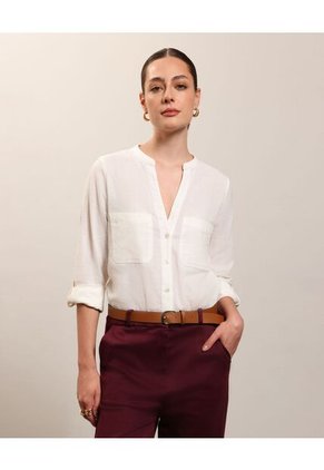 Blusa Para Mujer Manga Larga Color Blanco Marca Patprimo #30123576