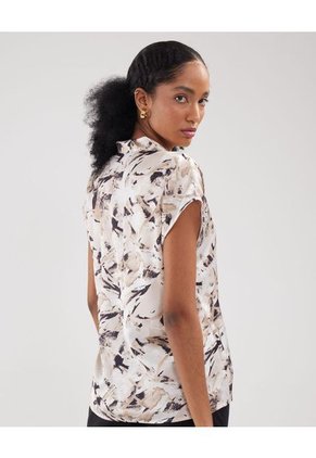 Blusa Para Mujer Manga Corta Color Beige Marca Patprimo #30123340