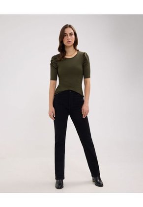 Camiseta Para Mujer Manga Corta Color Café  Marca Patprimo #30093594