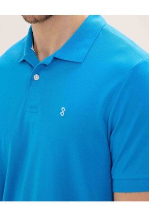 Polo Para Hombre Cuello Tejido Sin Bolsillo Color Azul  Marca Patprimo #44112696