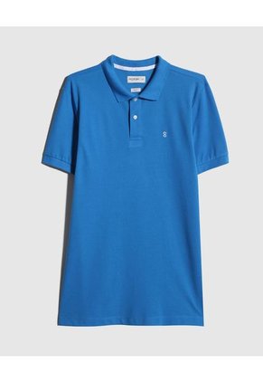 Polo Para Hombre Cuello Tejido Sin Bolsillo Color Azul  Marca Patprimo #44112696