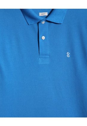 Polo Para Hombre Cuello Tejido Sin Bolsillo Color Azul  Marca Patprimo #44112696