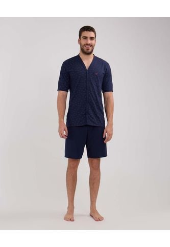 Pijama Para Hombre M/C P/C Color Azul Oscuro Marca Patprimo #44040204 Patprimo